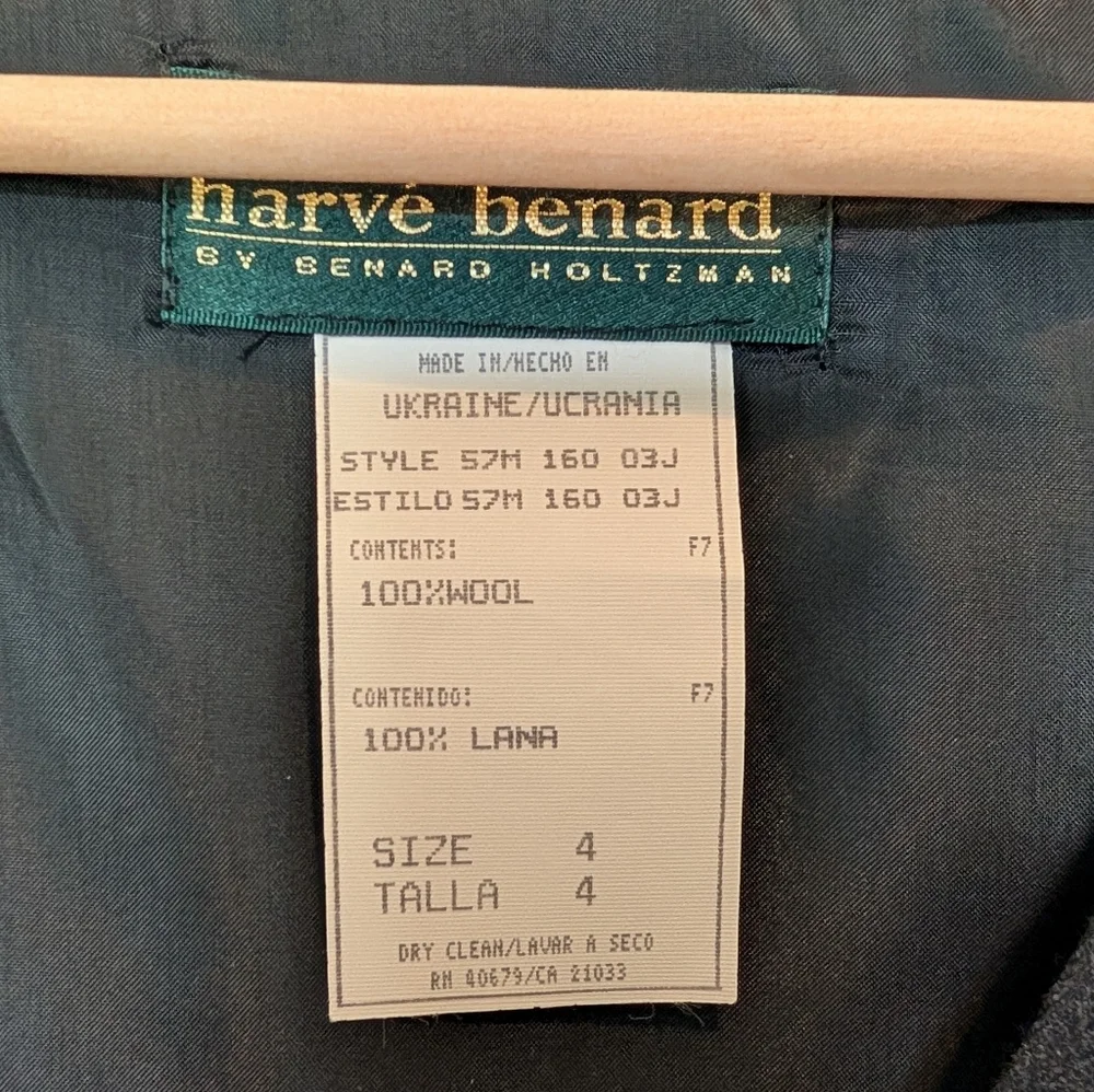 Harve Benard Wool Shift Dress